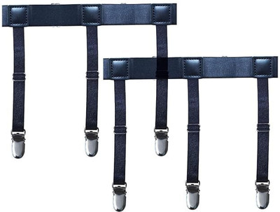 greyfab X- Back Suspenders for Men(Black)