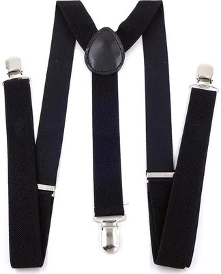 Gymisa Y- Back Suspenders for Men(Black)