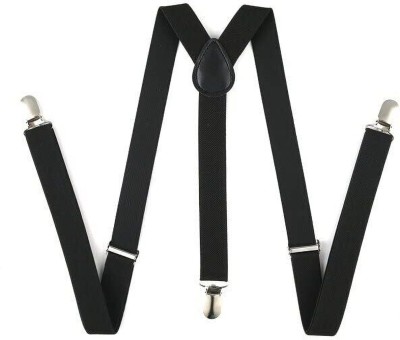 WELLTONE Y- Back Suspenders for Men, Boys(Black)