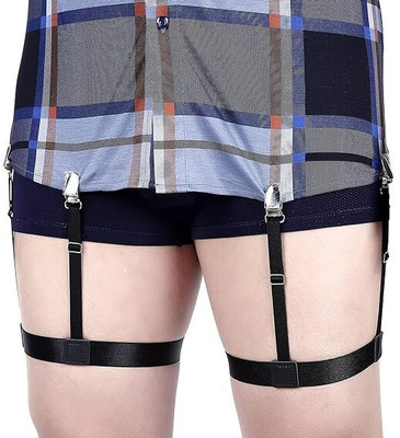 FUEZONE X- Back Suspenders for Men(Black)
