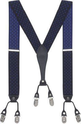 RIYASAT Y- Back Suspenders for Men(Black)