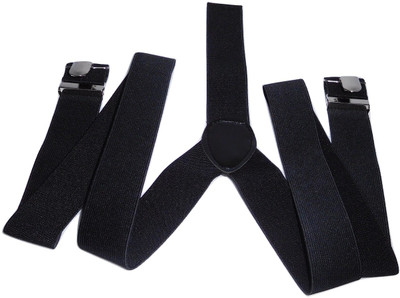 Ranmuk Y- Back Suspenders for Men(Black)