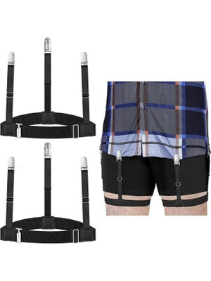 uRock X- Back Suspenders for Men & Women(Black)