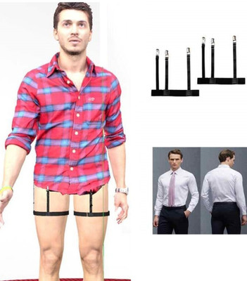 FITUP X- Back Suspenders for Men(Black)