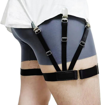 Gymisa Y- Back Suspenders for Men(Black)