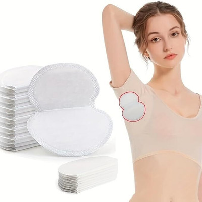 Quince 10 Pieces Underarm Sweat Pads Sweat Armpit Pad Disposable Underarm Pad Sweat Pads