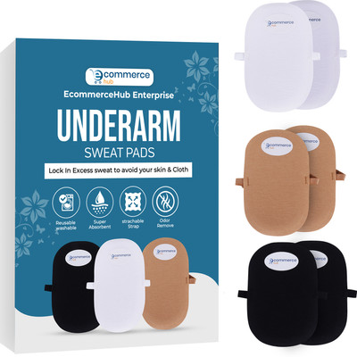 Ecommercehub Reusable Washable Underarms Sweat Pads For Men & Women, Armpit Pads Sweat Pads