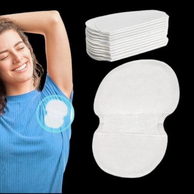 Glamezone Disposable Underarm Sweat Pads for Men & Women, 10 Pads (Pack of 1) Sweat Pads