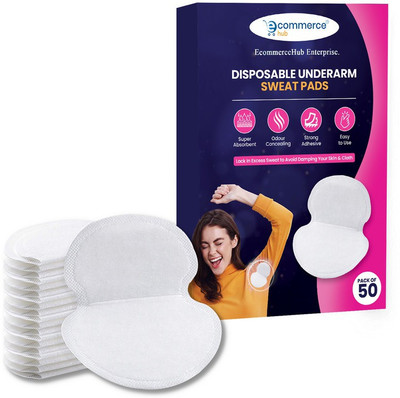 Ecommercehub PACK OF 50 UNDERARMS PADS Sweat Pads