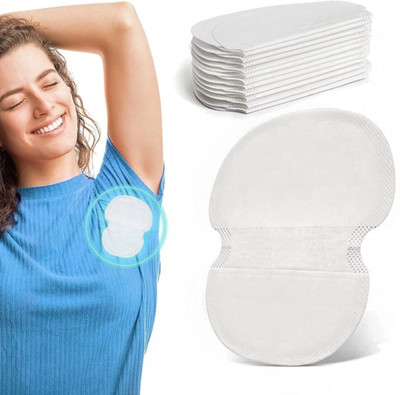 waztex Reusable Underarm Sweat Pads Washable, Comfortable & Anti-Sweat Protection Pads Sweat Pads