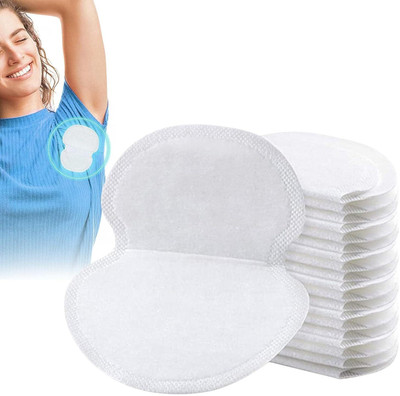 Glitzn Disposable Underarm Sweat Pads for Men and Women, 20 Pads Cotton Anti Allergic Sweat Pads