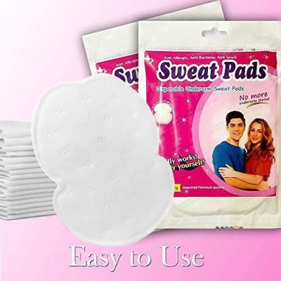 La Rostro Sweat Pads Disposable Highly Absorbent Sweat Pads Cotton Anti Allergic, Anti Bacteria, Anti Smell For Men And Women (Pack Of 3) Sweat Pads