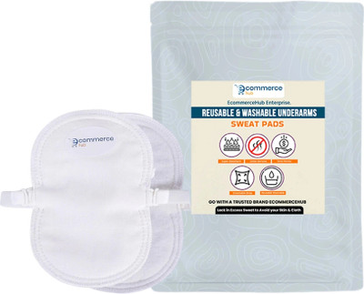 Ecommercehub Reusable Washable Underarms Sweat Pads for Women & Men, Eco-Friendly Sweat Pads Sweat Pads