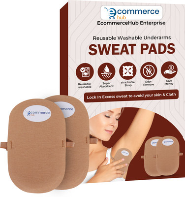 Ecommercehub Reusable Washable Underarms Sweat Pads for Men & Women, Odor-blocking Sweat Pads