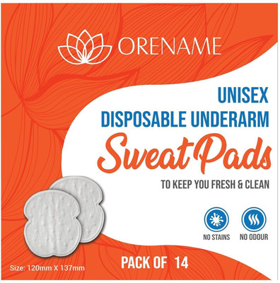 ORENAME Disposable Underarm Sweat Pads for Sweat Absorbent Stain Proof Odour Control Sweat Pads