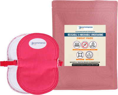 Ecommercehub Reusable Washable Underarms Sweat Pads, Waterproof Layer Sweat Pads