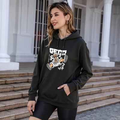 Sahuone Full Sleeve Graphic Print Women Sweatshirt