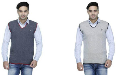 AAVYARA Solid V Neck Casual Women Multicolor Sweater