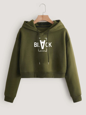 Vmens Printed Round Neck Formal Women Dark Green Sweater