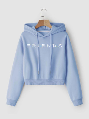 Vmens Printed Round Neck Formal Women Light Blue Sweater