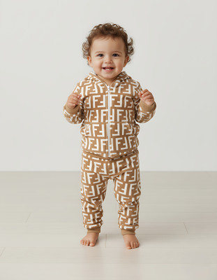 KUBED FASHION Printed Hooded Neck Casual Baby Boys & Baby Girls Yellow Sweater