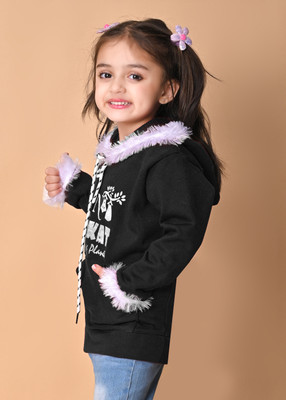 CUTE XII FASHION Printed Hooded Neck Casual Boys & Girls Multicolor Sweater