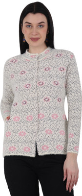 HITTIKA Woven Round Neck Casual Women Multicolor Sweater