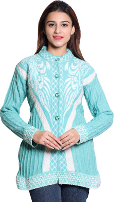 speed line hosiery Self Design Round Neck Casual Women Pink Sweater