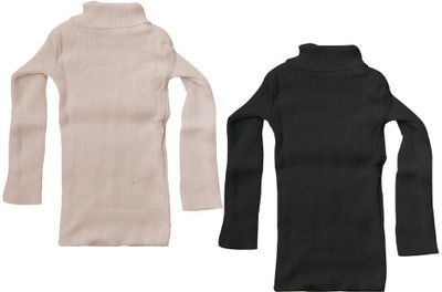 MTI FAASHION Solid High Neck Casual Baby Boys & Baby Girls Multicolor Sweater