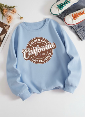 MAJESTIC FASHION Solid Round Neck Casual Women Blue Sweater