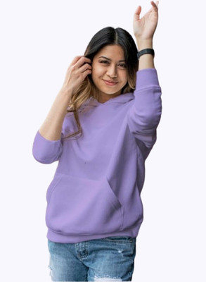 Ashkart Full Sleeve Solid Women Sweatshirt