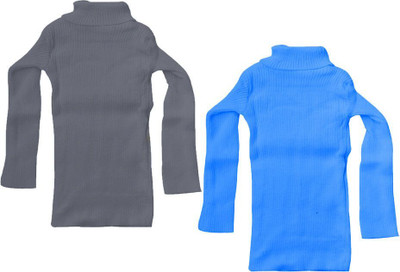 MTI FAASHION Solid High Neck Casual Baby Boys & Baby Girls Multicolor Sweater