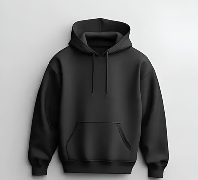 pinkpal Colorblock Hooded Neck Casual Men Black Sweater