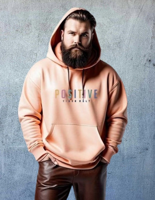 DAPPERS THREADS Printed Round Neck Casual Men Pink Sweater