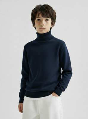 Clothify Full Sleeve Self Design Boys Sweatshirt
