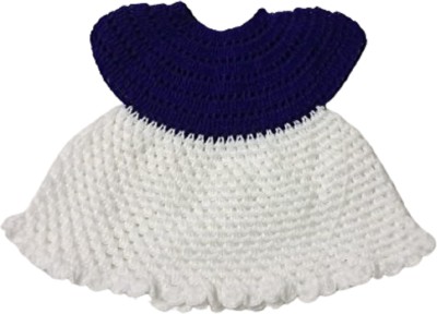 naughty babyloom Woven Round Neck Party Baby Boys & Baby Girls Blue Sweater