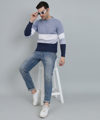 WILLEY Full Sleeve Self Design Men Sweatshirt