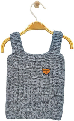 wegmans Self Design Square Neck Casual Baby Boys & Baby Girls Grey Sweater