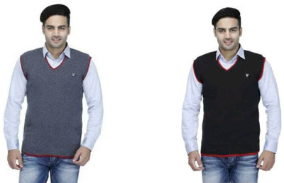 AAVYARA Solid V Neck Casual Women Multicolor Sweater