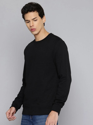 SPOWEARY Full Sleeve Solid Men Sweatshirt