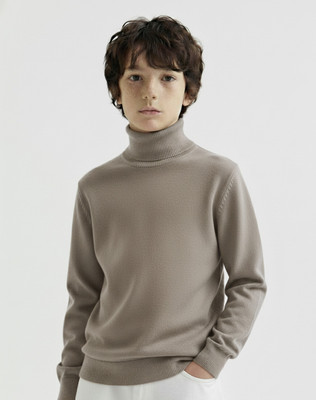 Clothify Full Sleeve Self Design Boys Sweatshirt