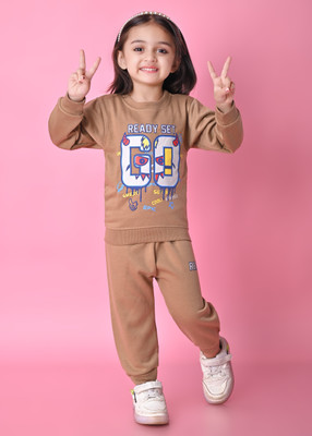 barkatdesigningplanet Graphic Print Round Neck Casual Baby Girls Multicolor Sweater
