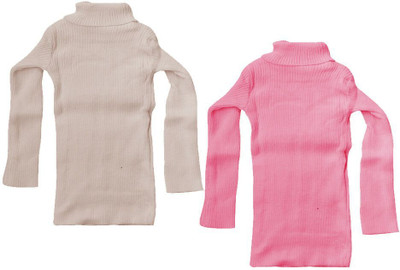 MTI FAASHION Solid High Neck Casual Baby Boys & Baby Girls Multicolor Sweater