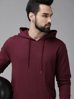 Picpok Trends Full Sleeve Solid Men Sweatshirt