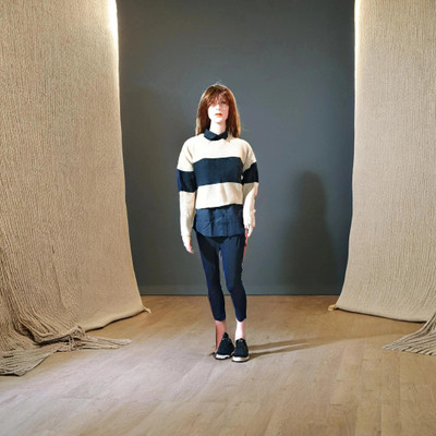 PRIDE SALES Solid Round Neck Casual Women Black Sweater