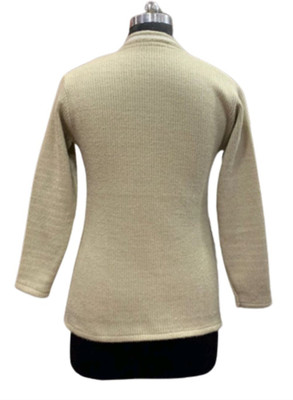 Ess Hosiery Printed Round Neck Casual Women Multicolor Sweater