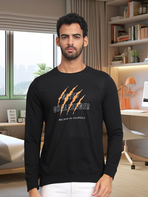 GLITO Full Sleeve Printed Men Sweatshirt