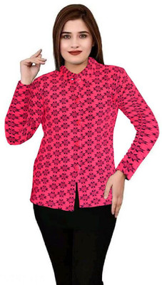 Shunit creation Self Design High Neck Lounge Wear Women Pink Sweater