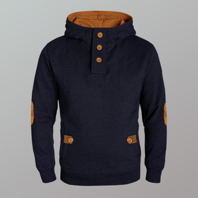 NATRIS Full Sleeve Solid Men Sweatshirt