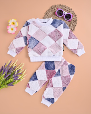 MSARDARDRESSES Geometric Print Round Neck Party Baby Boys Multicolor Sweater